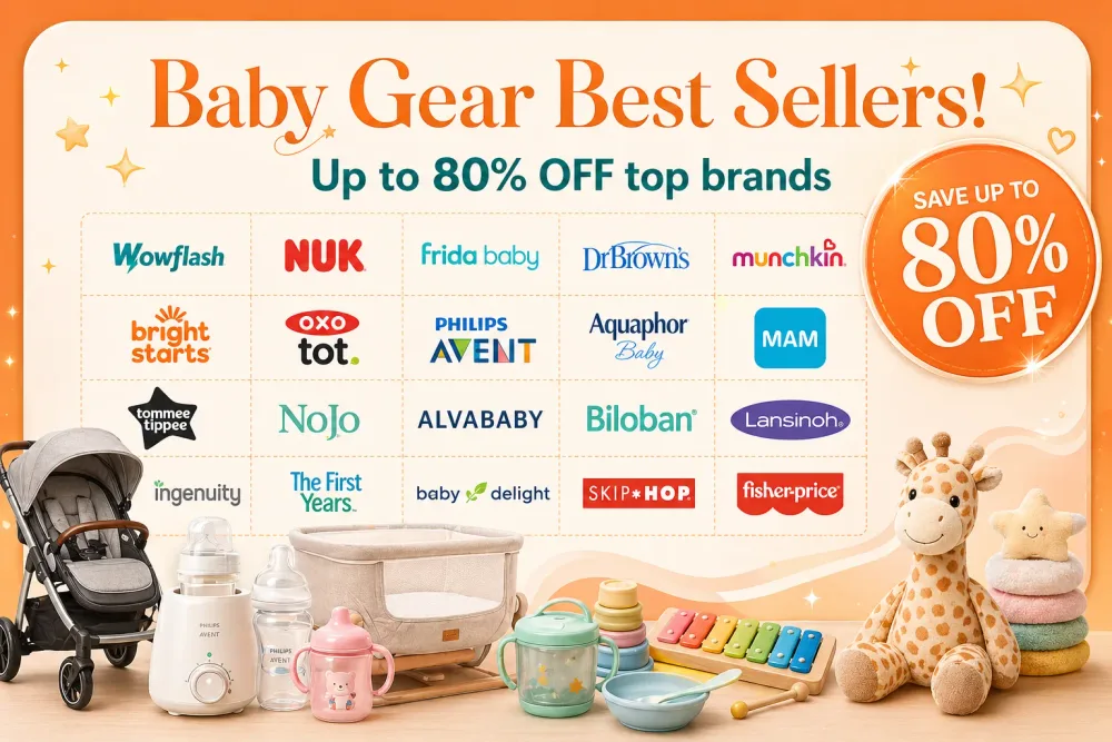 Baby brands best sellers, up to 80% off